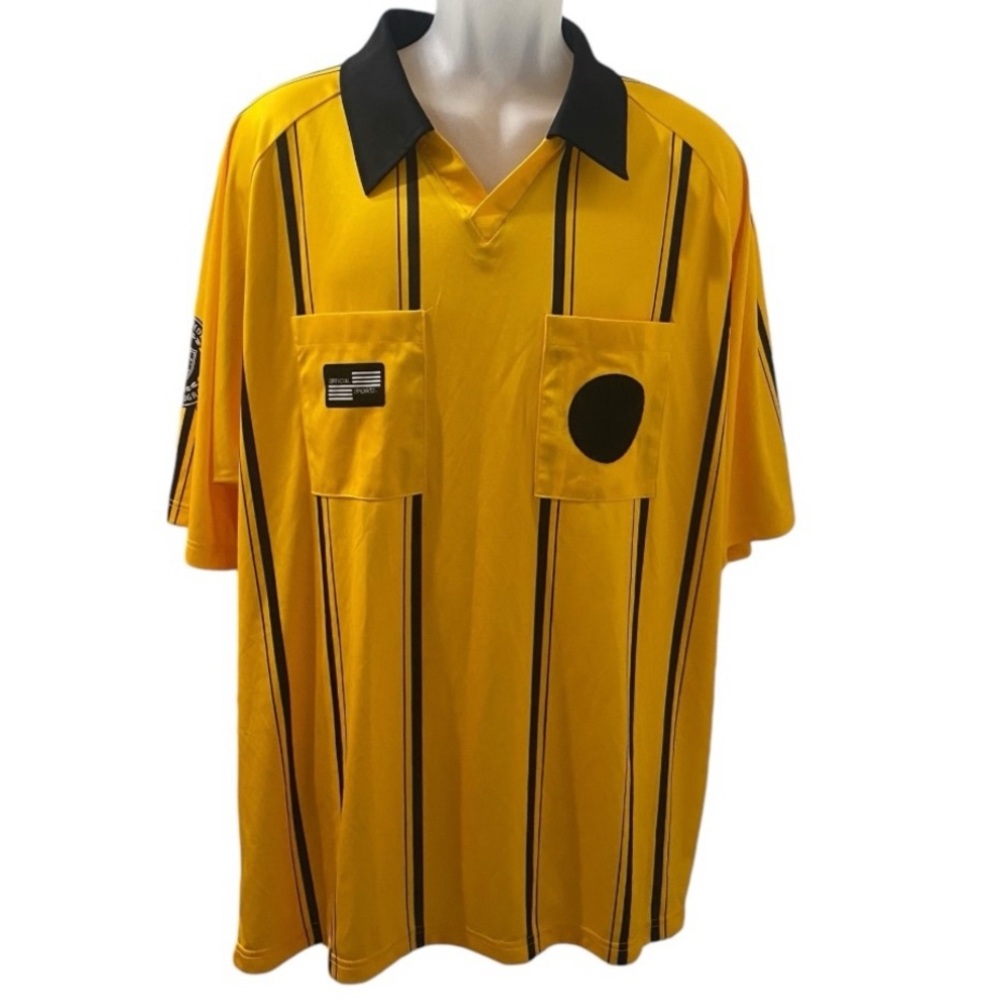 Official Sports US Soccer Referee Polo Shirt
Yellow and Black Stripe - Picture 3 of 9